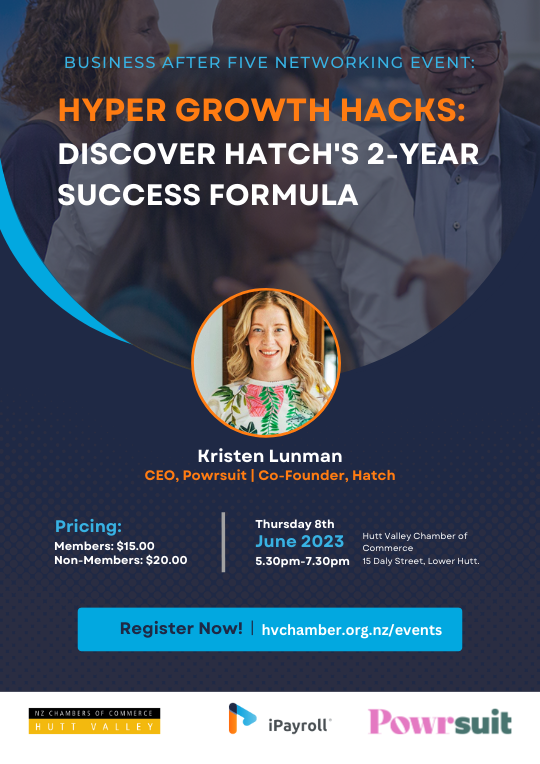 Business After Five Networking Event - Hyper Growth Hacks: Discover Hatch's 2-Year Success Formula