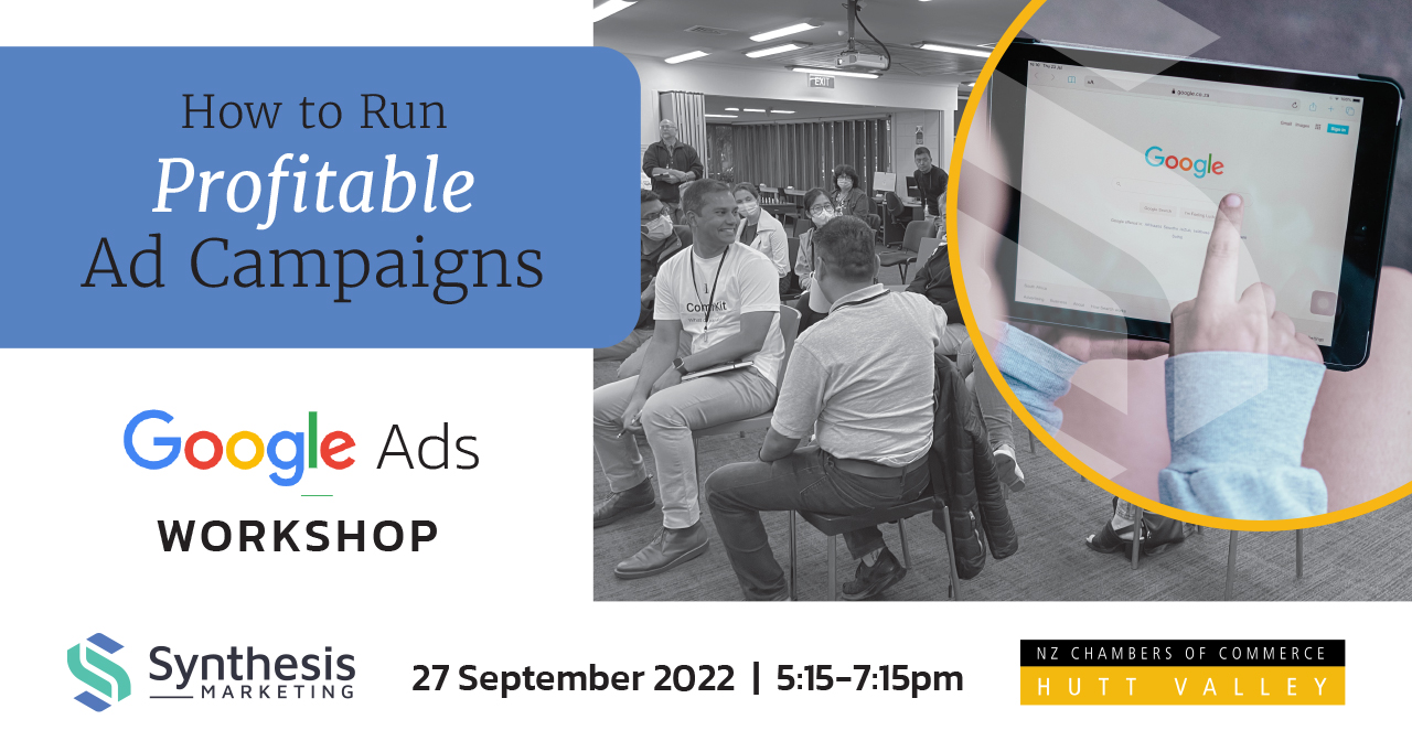 Synthesis Digital Marketing workshop: Google Ads – How to run profitable ad campaigns